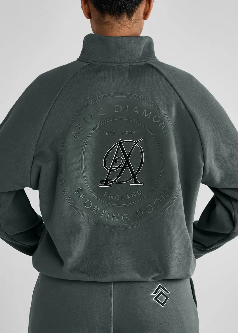 Aztec Diamond Sporting Goods Half Zip Sweater - Fern-4