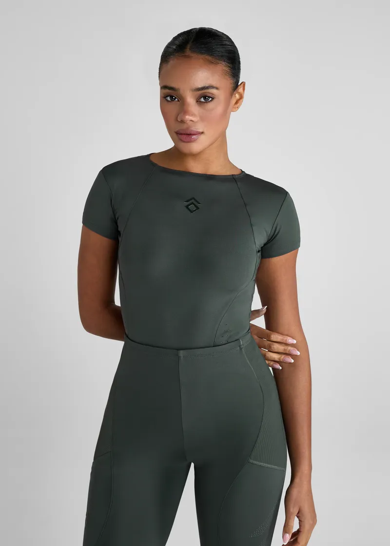 Aztec Diamond Core Tech Tee - Fern-2