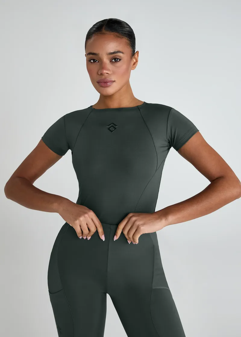 Aztec Diamond Core Tech Tee - Fern-4