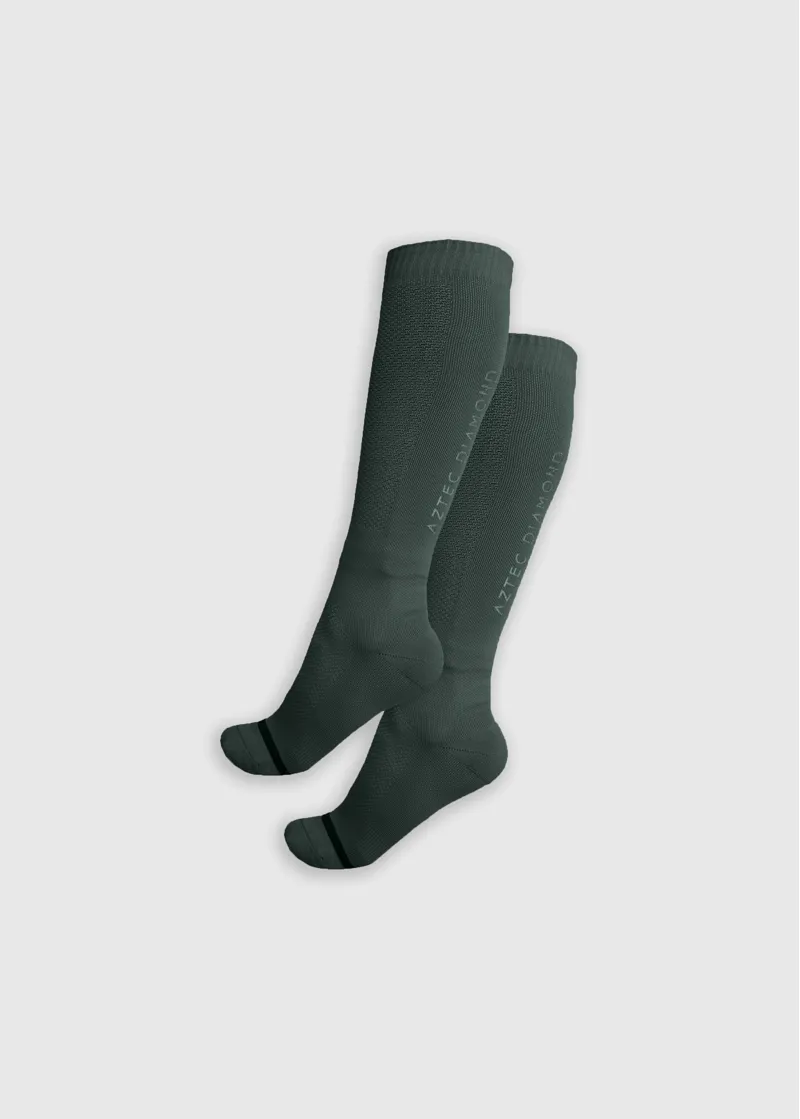 Aztec Diamond Technical Sock Twin Pack - Fern-1