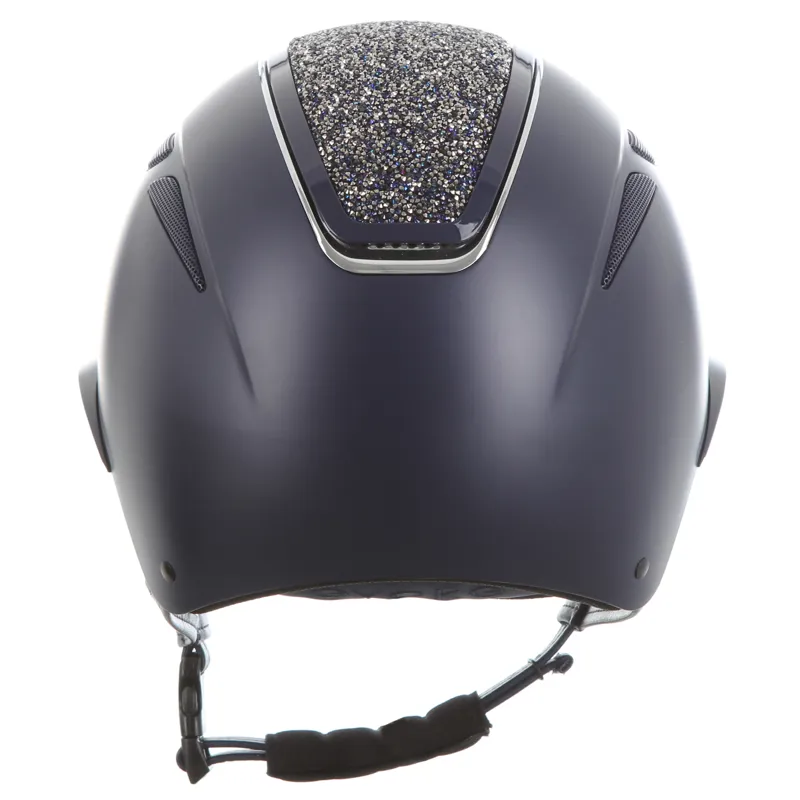 Evoke Callisto Wide Peak Hat - Navy/Navy Crystal-3
