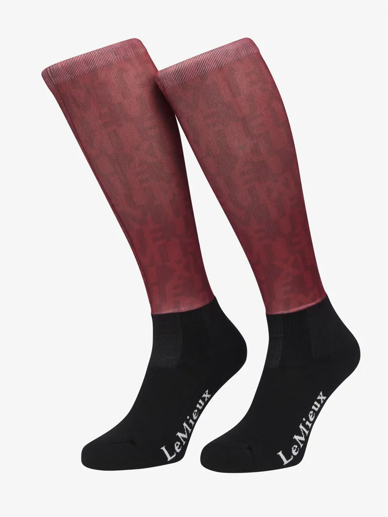 LeMieux Footsie Socks Casey Ember Junior