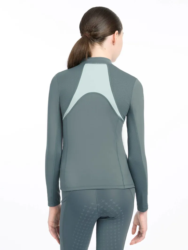 LeMieux Young Rider Mia Mesh Base Layer Petrol-1