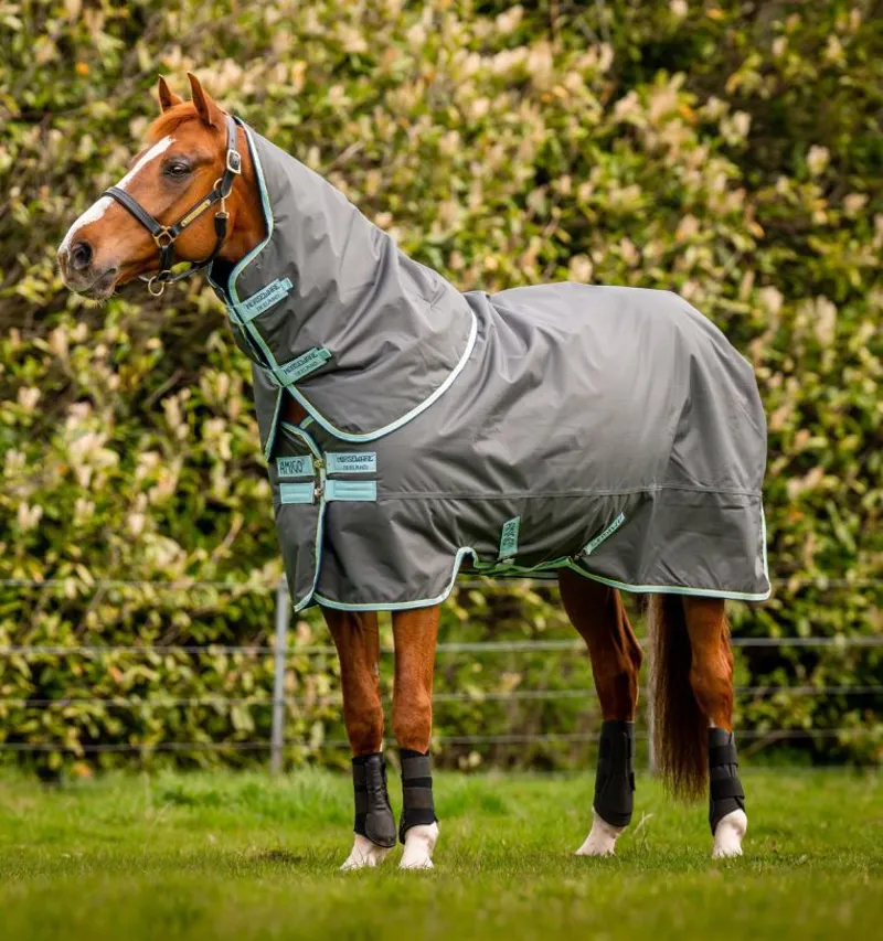 Horseware Amigo Hero Ripstop Plus Turnout 200g Medium. Shadow-Blue Haze-Navy