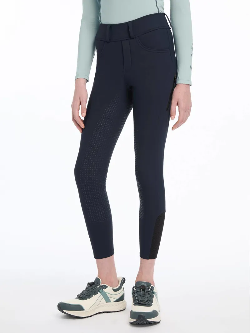 LeMieux Young Rider Ella Winter Breggings-Navy