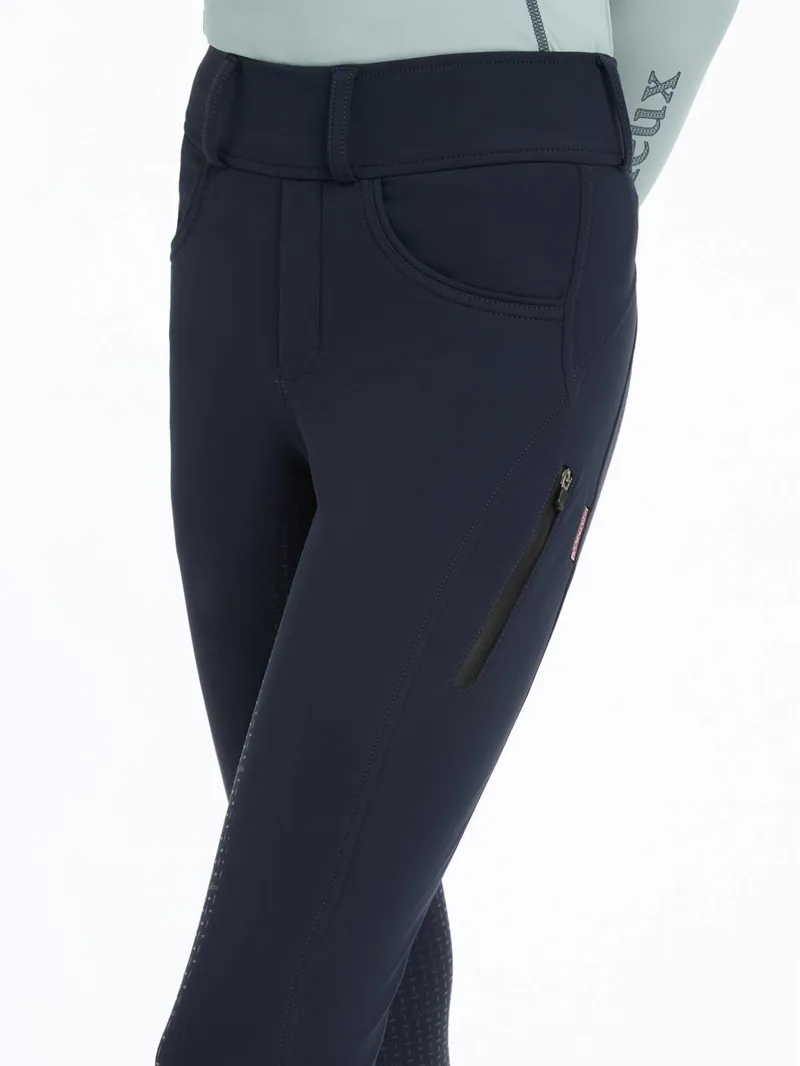 LeMieux Young Rider Ella Winter Breggings-Navy-2