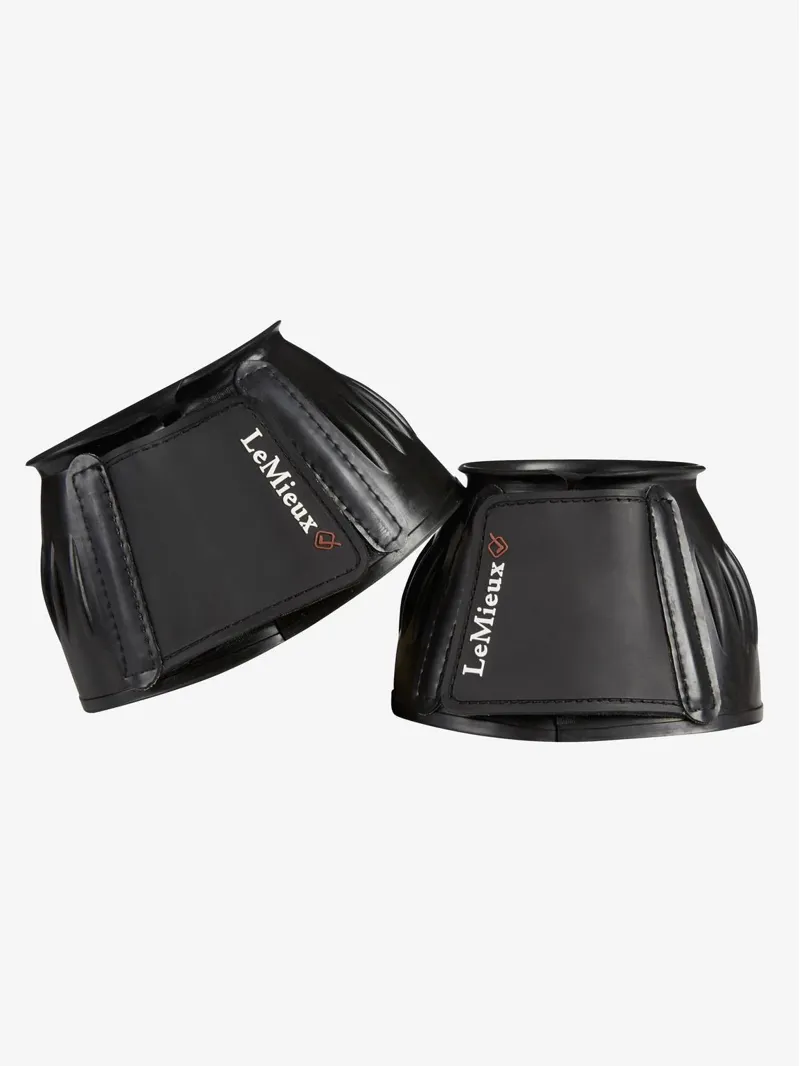 LeMieux Rubber Bell Boots - Black