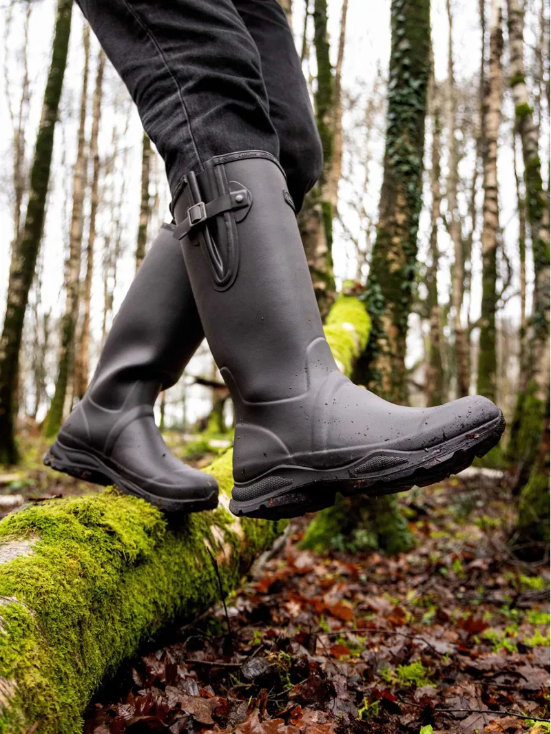 LeMieux Mens Ultra Stride Wellington Boots - Black-3