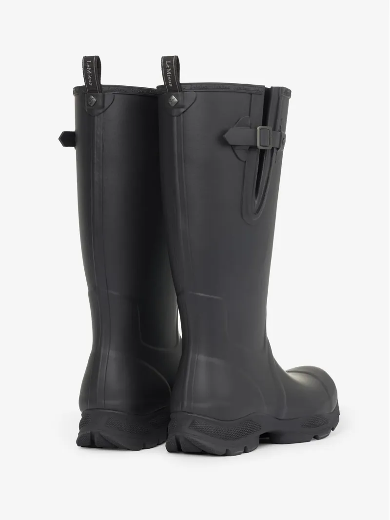 LeMieux Mens Ultra Stride Wellington Boots - Black-4
