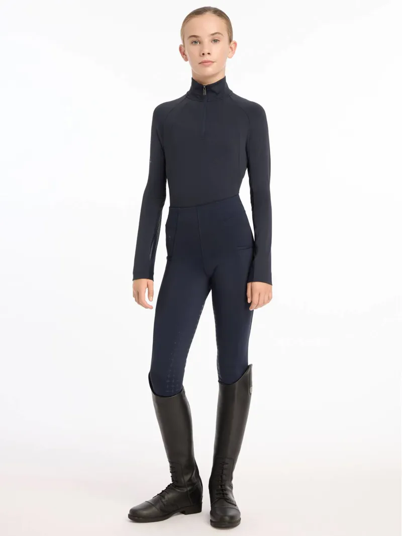 LeMieux Young Rider Hope Lightweight Baselayer - Navy-3