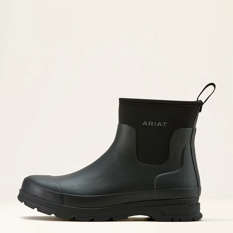 Ariat Mens Kelmarsh Shortie Rubber Boot - Black-1