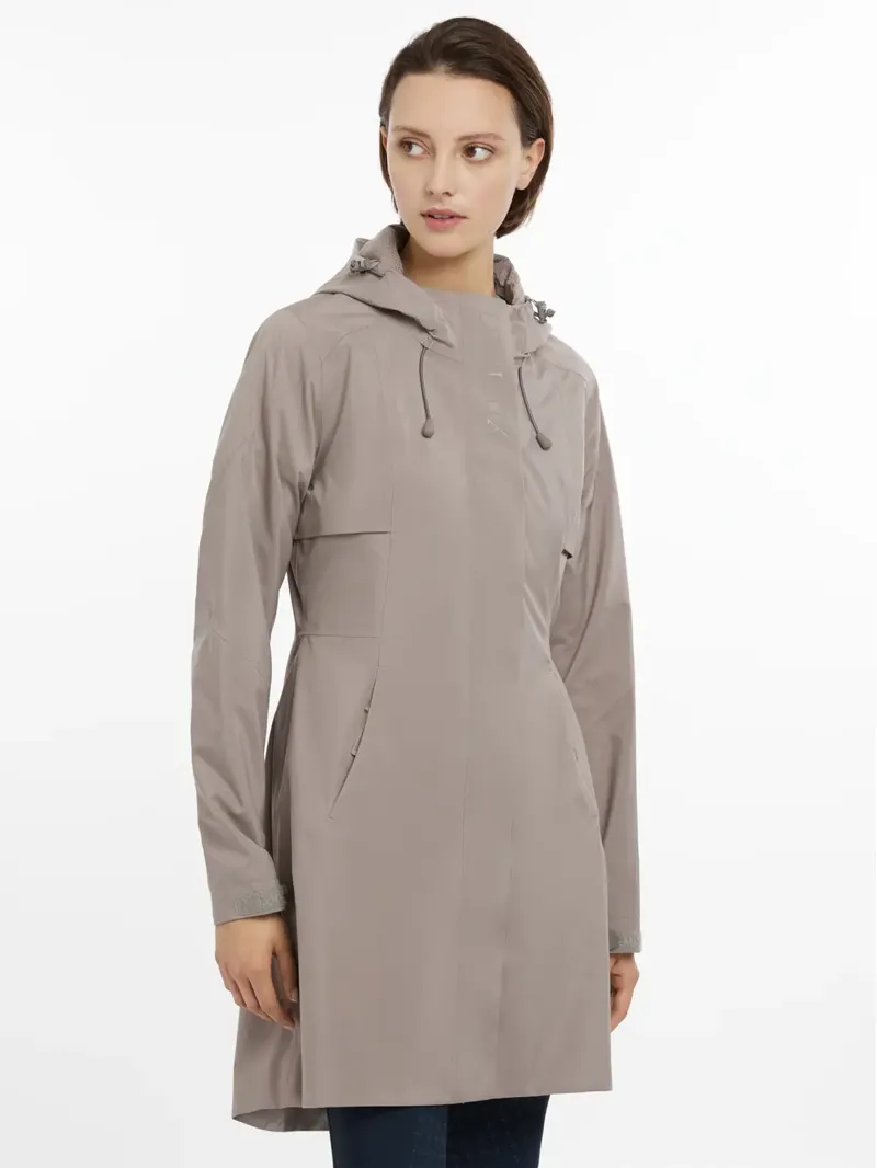 LeMieux Grace Long Rain Jacket Pecan