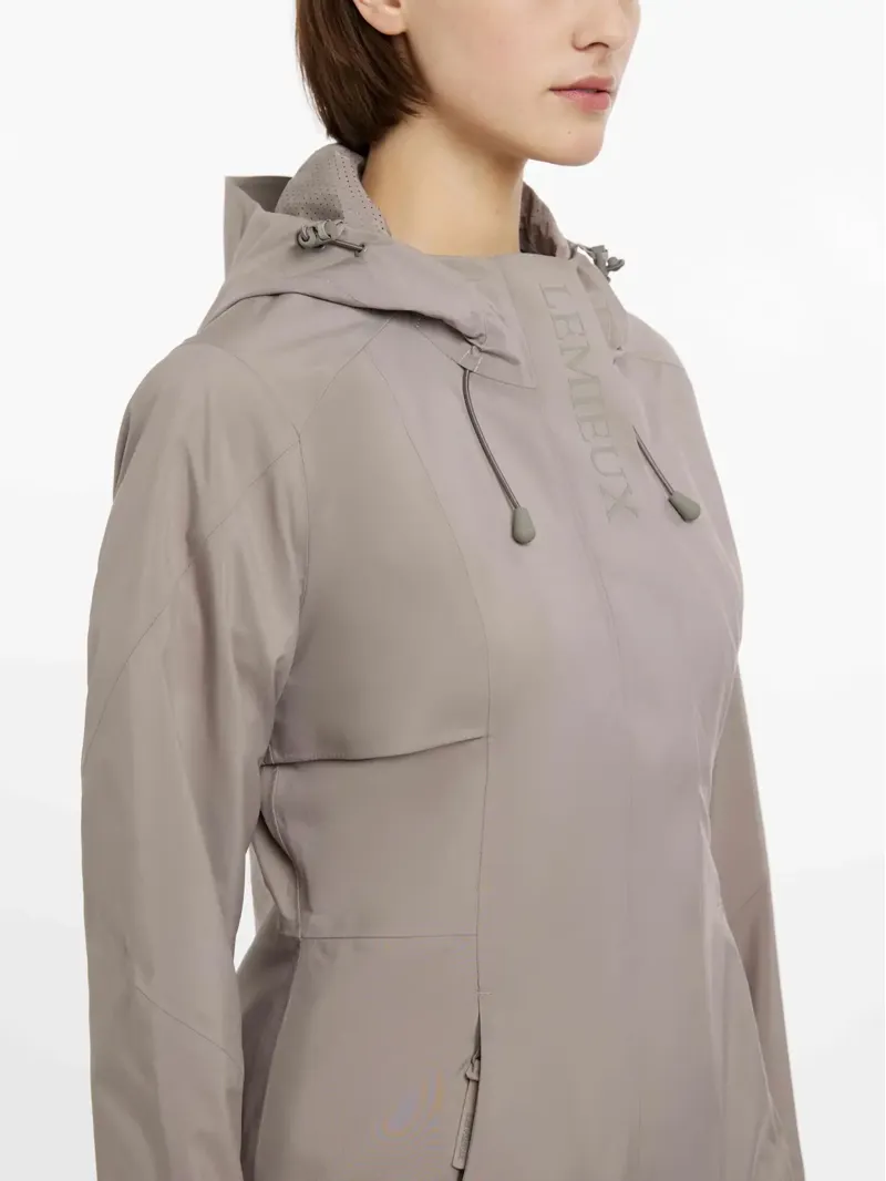 LeMieux Grace Long Rain Jacket Pecan-1