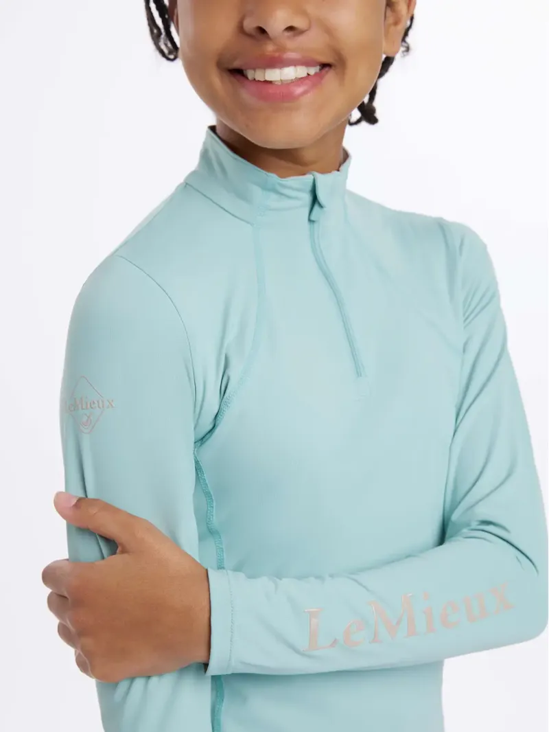 LeMieux Young Rider Base Layer - Aqua-3