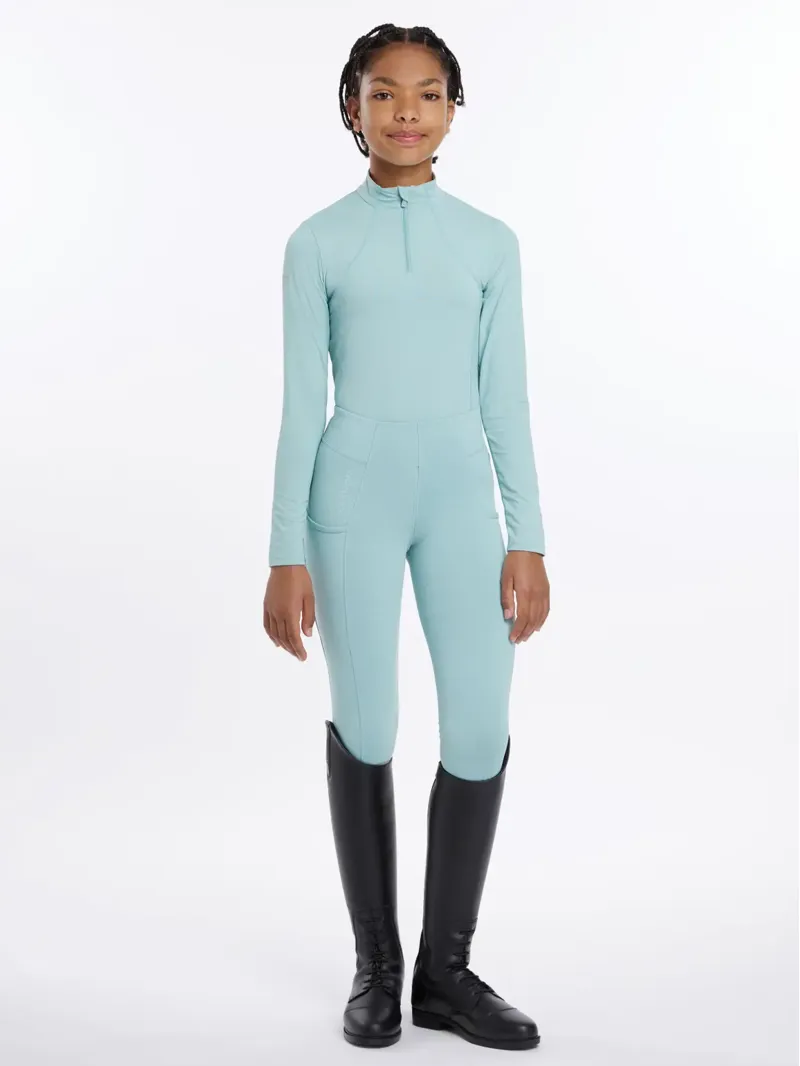 LeMieux Young Rider Base Layer - Aqua-4