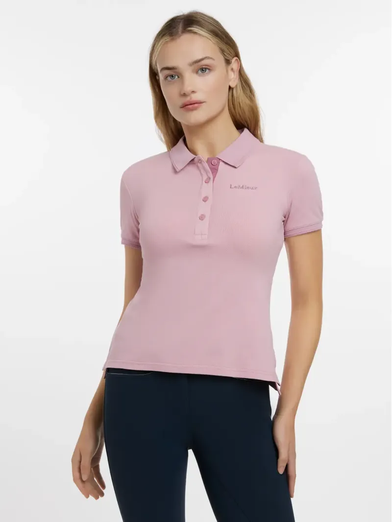 LeMieux Classique Polo Shirt - Blossom
