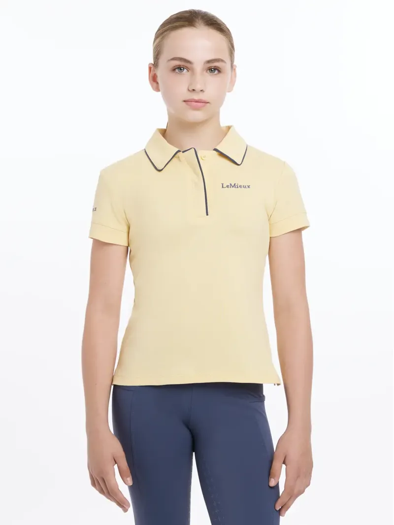 LeMieux Young Rider Polo Shirt - Mimosa