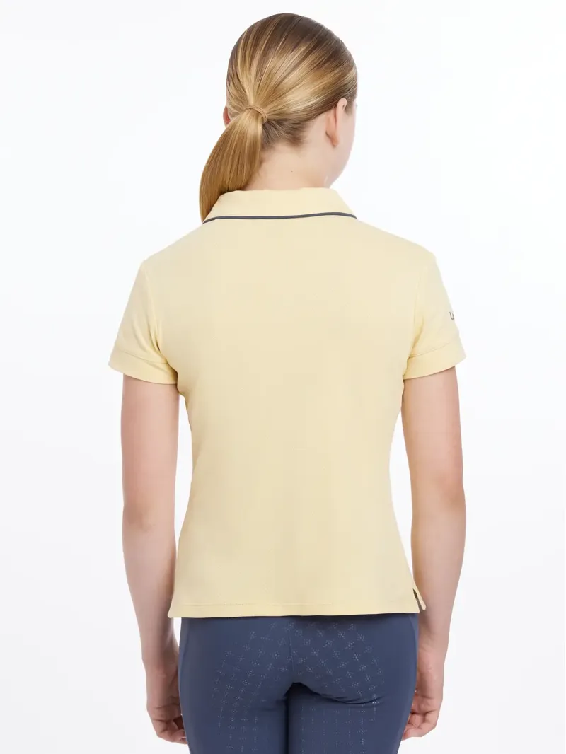 LeMieux Young Rider Polo Shirt - Mimosa-1