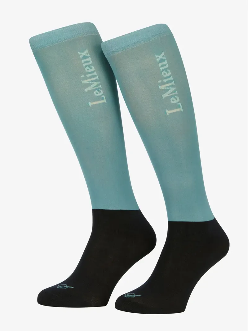 LeMieux Competition Socks 2 Pack Lagoon