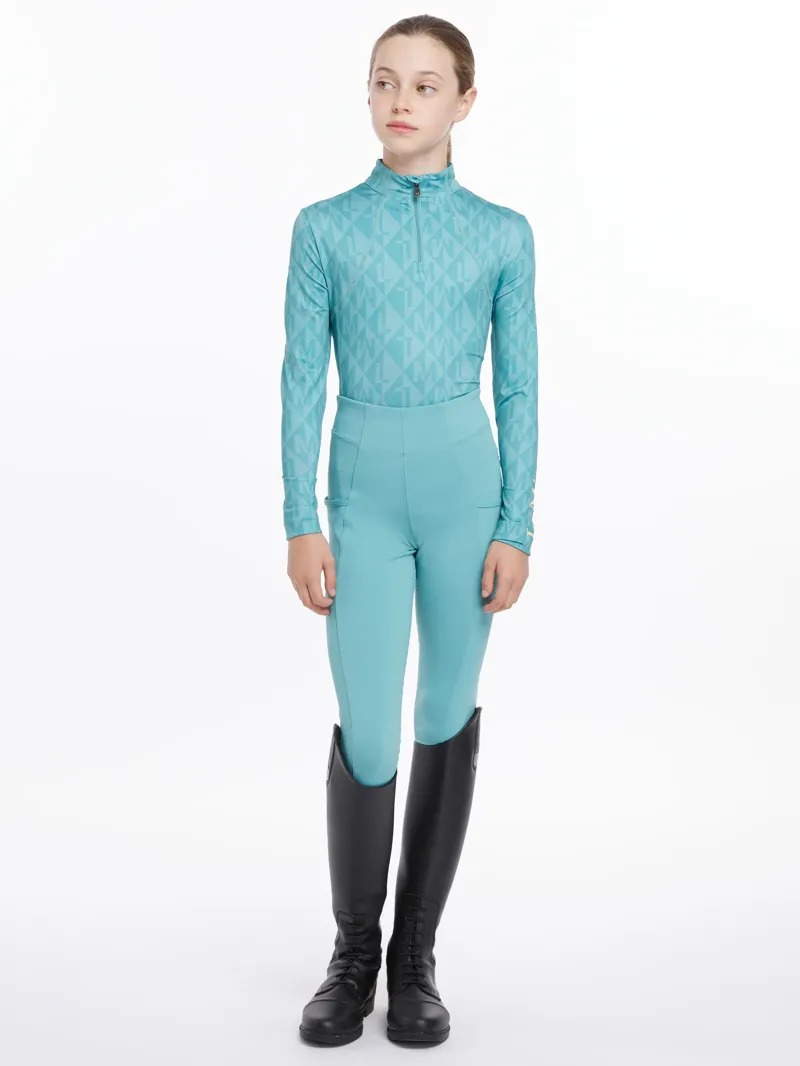 LeMieux Young Rider Clea Base Layer - Lagoon-3