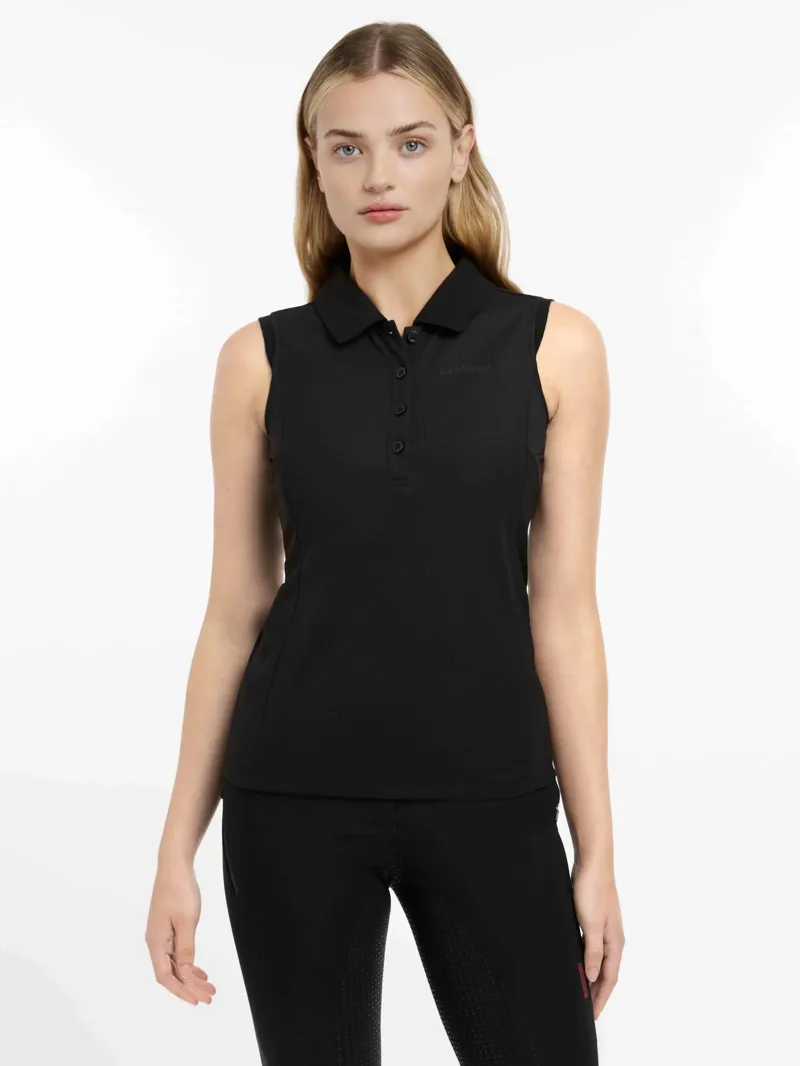 LeMieux Marissa Sleeveless Polo - Black