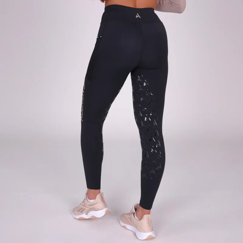 Shires Aubrion Non-Stop Riding Tights - Shadow-1