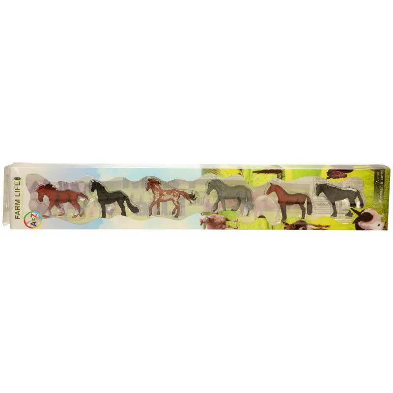 Platinum Horse Set - 6 Piece -1