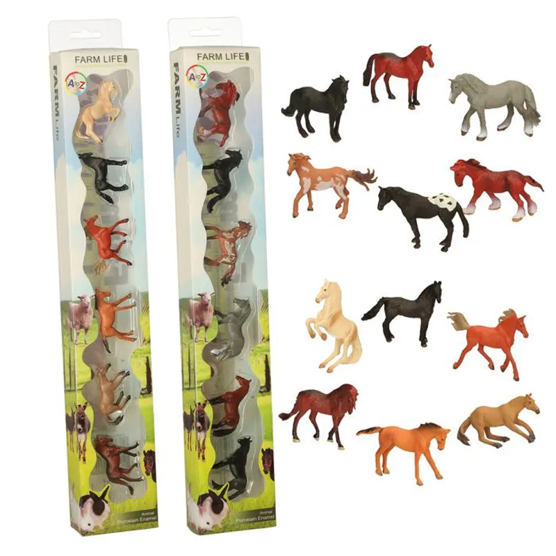 Platinum Horse Set - 6 Piece 