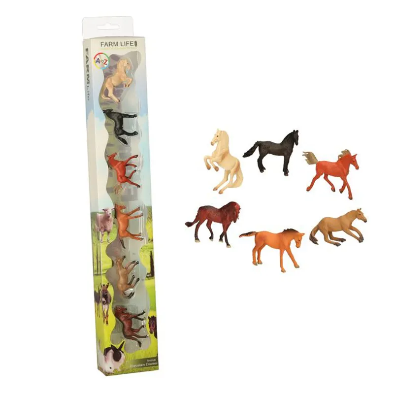Platinum Horse Set - 6 Piece -8