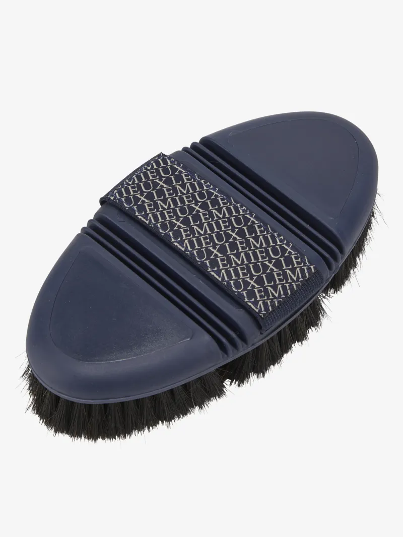 LeMieux Flexi Horse Hair Body Brush  - Navy-1