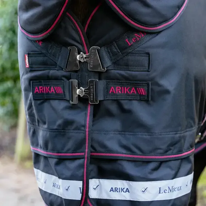 LeMieux Arika Storm-Tek Turnout Rug 100g - Black-4