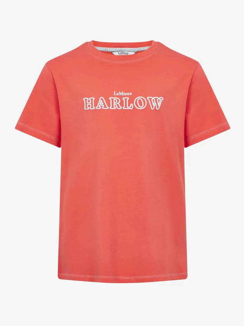 LeMieux Harlow Young Rider Classic Tshirt Coral Crush