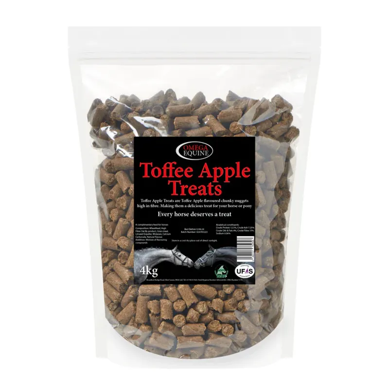 Omega Equine Toffee Apple Treats - 4kg