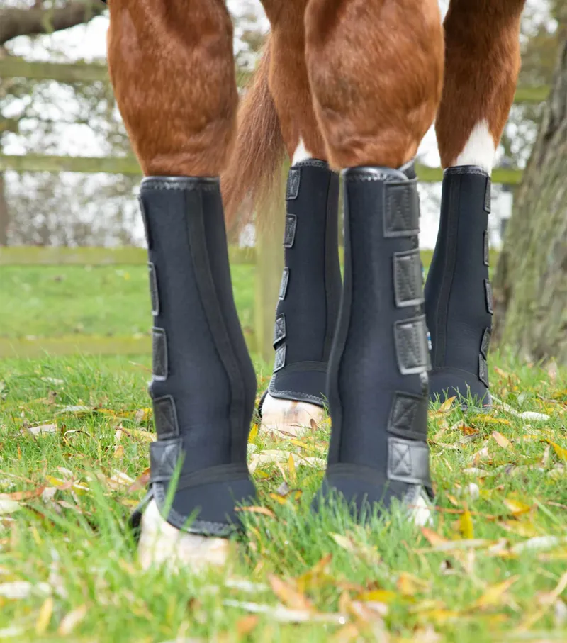 Premier Equine Turnout/Mud Fever Boots - Black-4