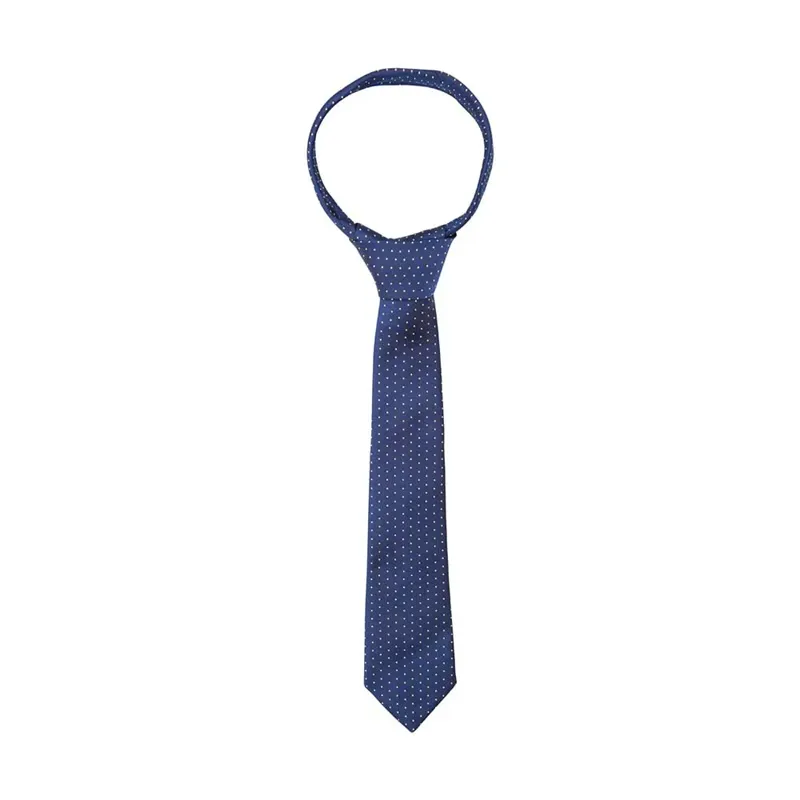 Supreme Products Show Tie - Child Navy/Gold Spot-1