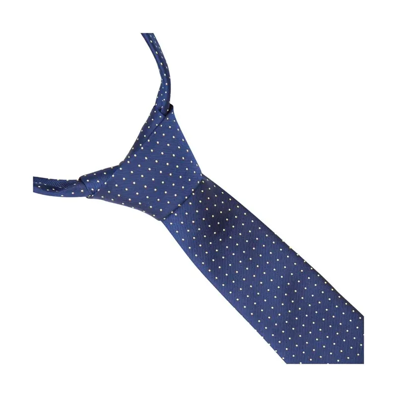 Supreme Products Show Tie - Child Navy/Gold Spot