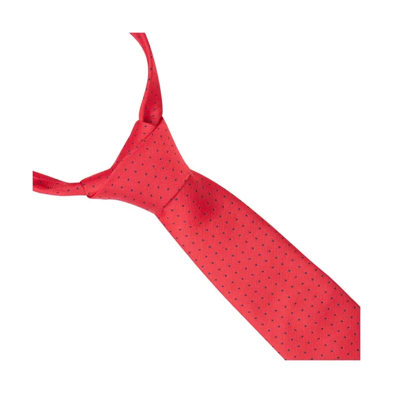 Supreme Products Show Tie - Child Red/Navy Spot