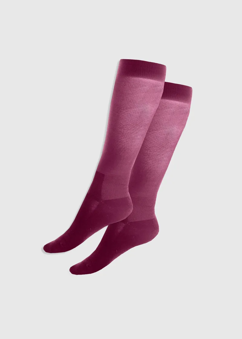 Aztec Diamond Autumn Socks Gift Box - Cherry/Mocha/Raspberry-4