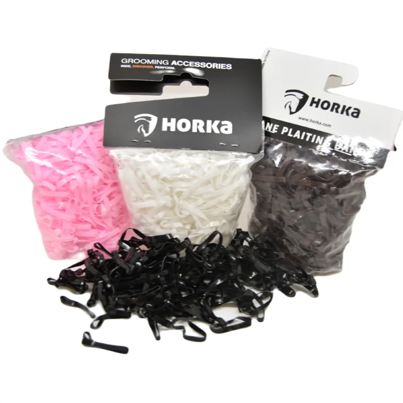 Horka Silicone Plaiting Bands - Brown