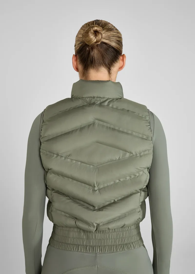 AZTEC DIAMOND LIGHTWEIGHT GILET - SAGE-2