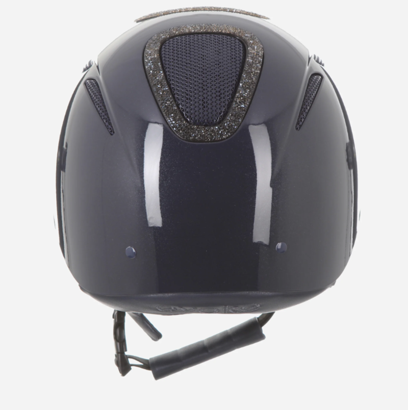 Evoke Elara Classic Peak Navy Metallic/Steel Crystal Frame-2