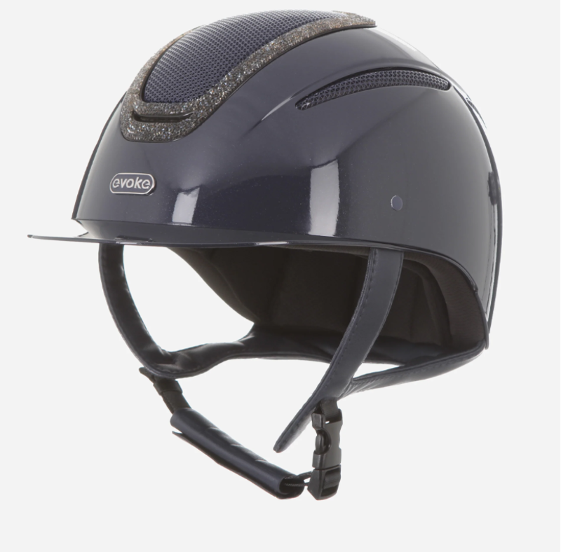 Evoke Elara Classic Peak Navy Metallic/Steel Crystal Frame-3