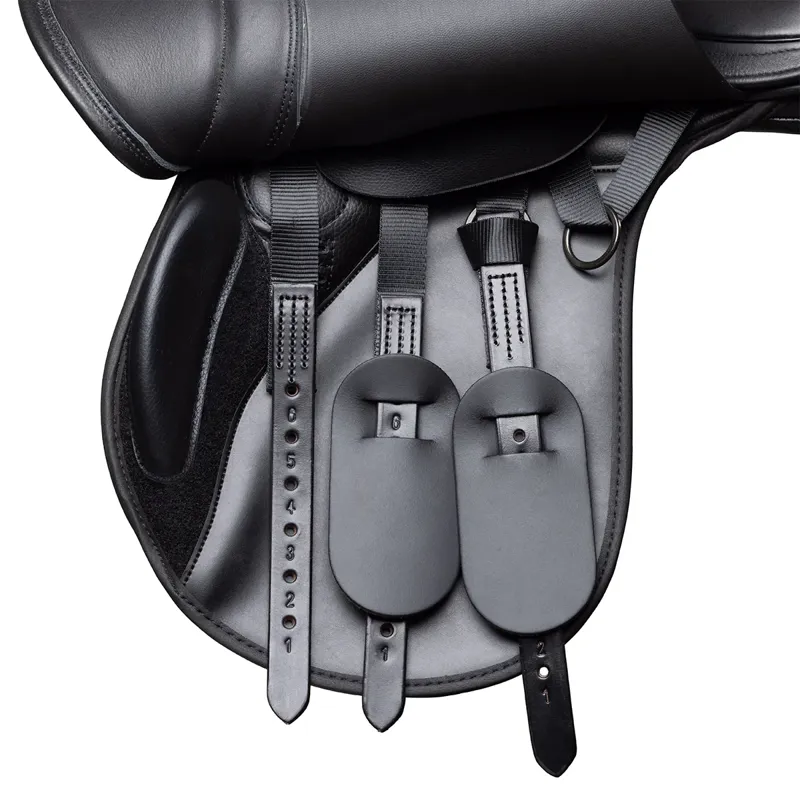Thorowgood T9 Pony Long Leg Saddle - Black-3