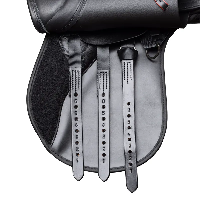Thorowgood T9 Pony Long Leg Saddle - Black-4
