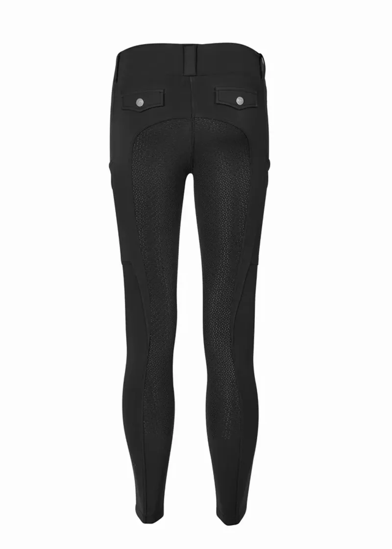 Woofwear Young Rider Elite Riding Tights - Black-2