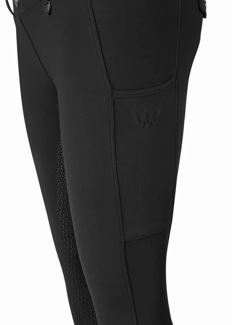 Woofwear Young Rider Elite Riding Tights - Black-4