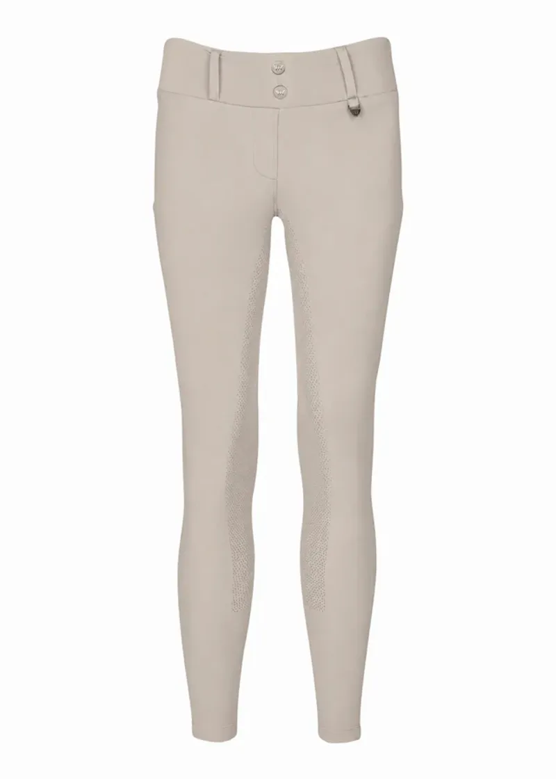 Woofwear Young Rider Elite Riding Tights - Stone-2