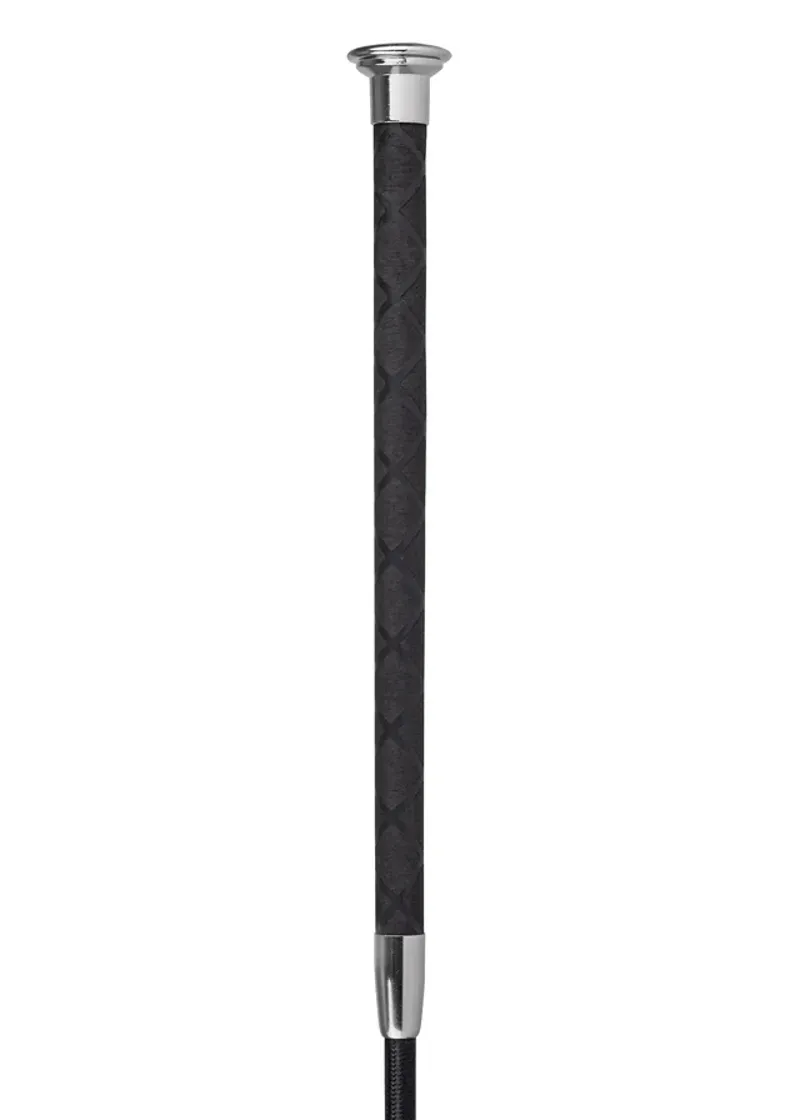 Woofwear Harmony Dressage Whip - Black/Silver 100cms-2