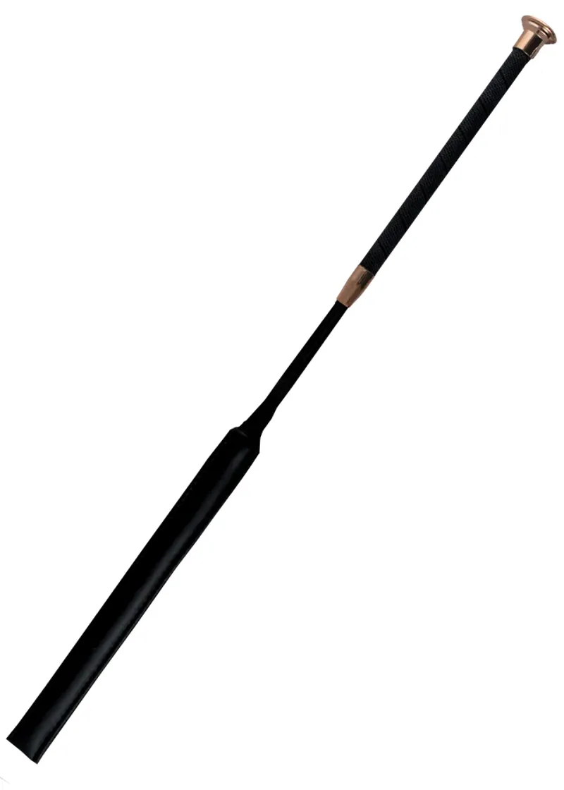 Woof Wear Pro Showjumping Bat - Black/Rose Gold-1