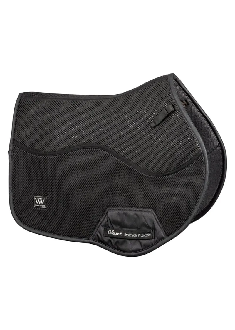 Woof Wear iVent Close Contact Saddle Pad - Black Full-4